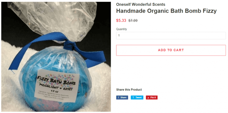 produk bath bomb yang dibuat sendiri di rumah