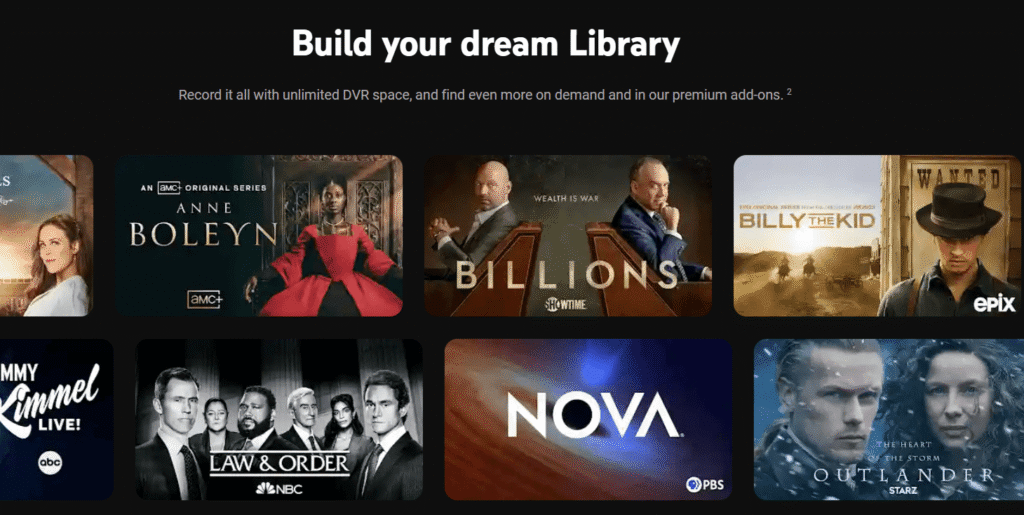 Acara di library tv YouTube