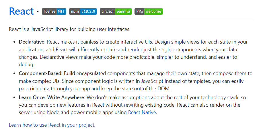 Repo facebook react