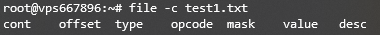 Menampilkan format file yang telah diparsing menggunakan perintah file di Terminal Linux