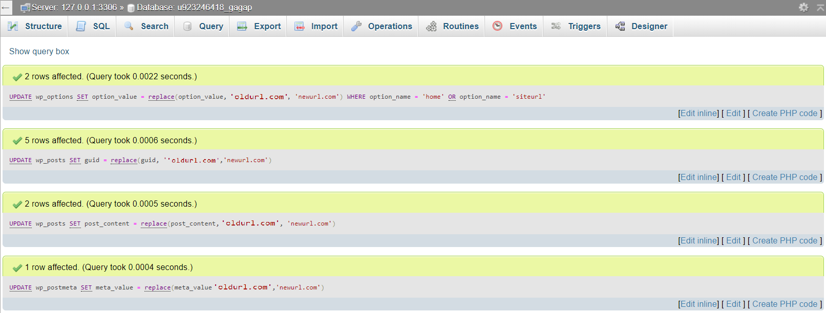 How to Change WordPress URL in Database Using phpMyAdmin