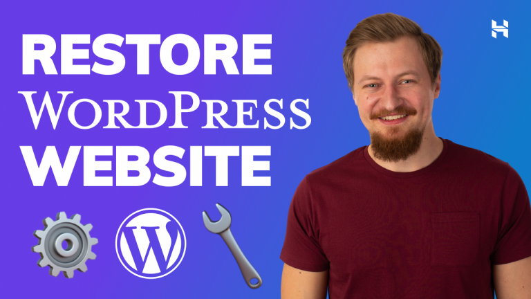 Website Restored How to Restore a WordPress Website - Video Guide