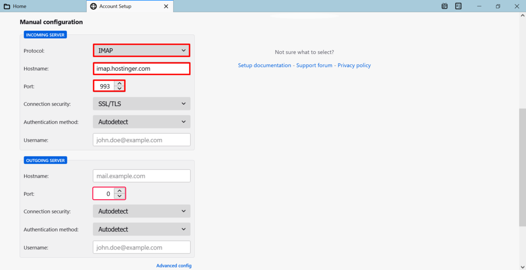 Thunderbird Email Setup: Automatic and Manual Methods