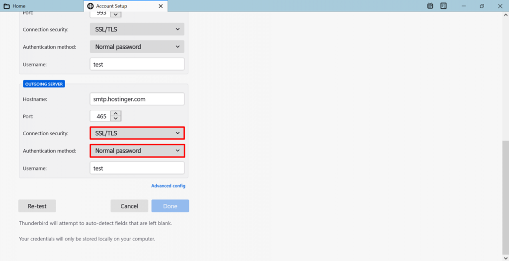 Thunderbird Email Setup: Automatic and Manual Methods