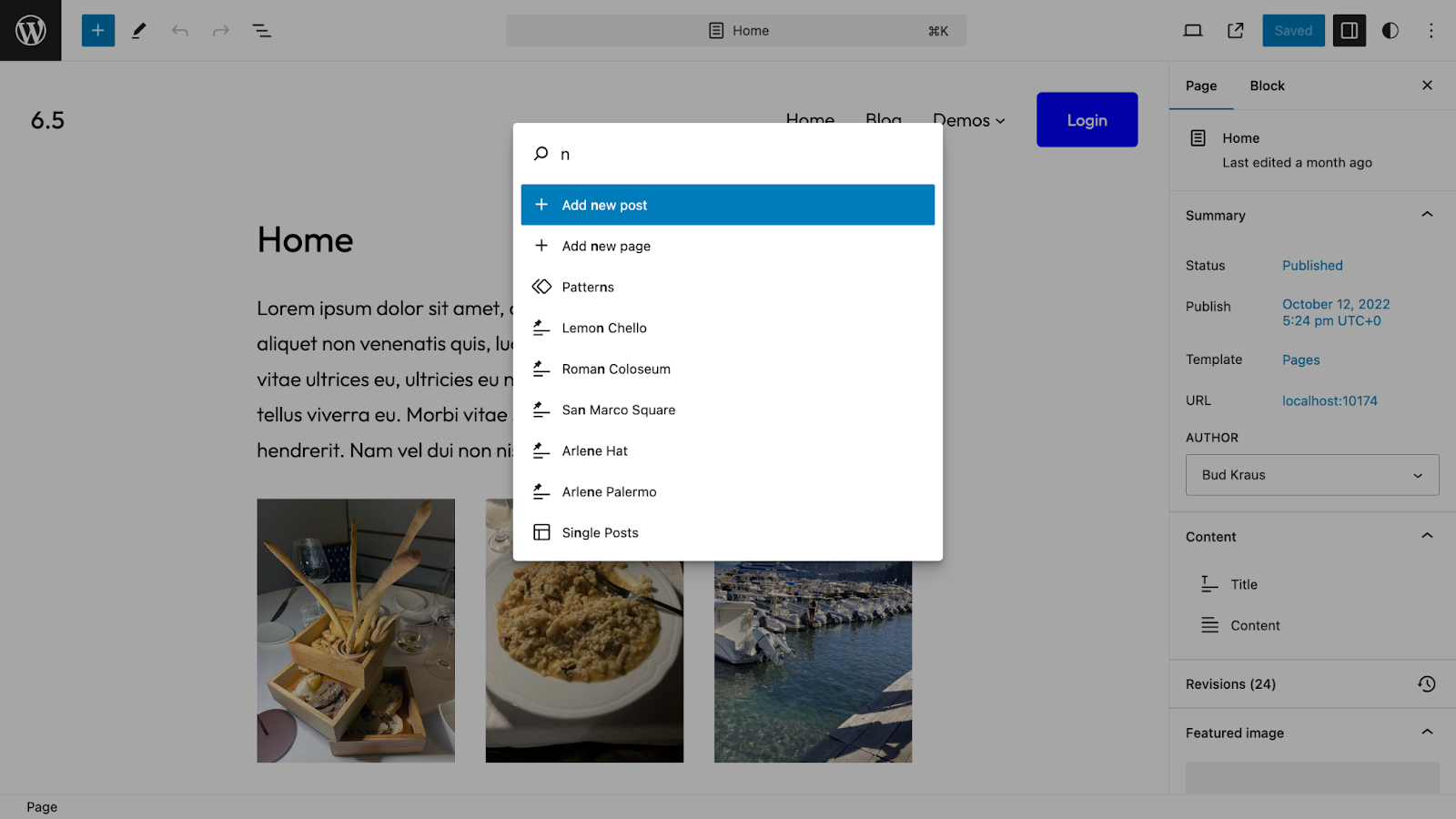 Using the WordPress Command Palette to work faster and smarter