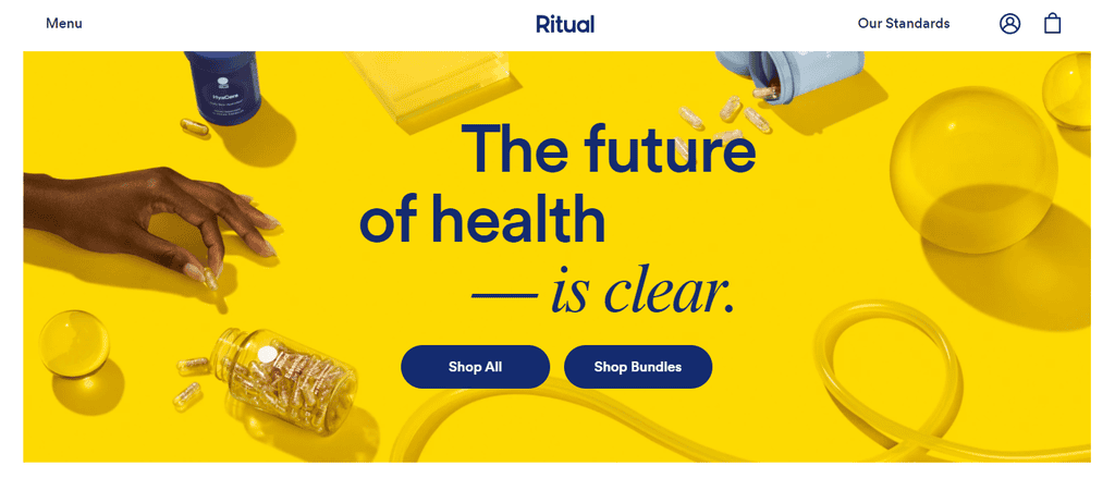 Homepage di Ritual
