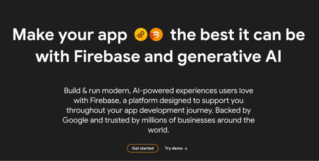 Landing page di Firebase Hosting
