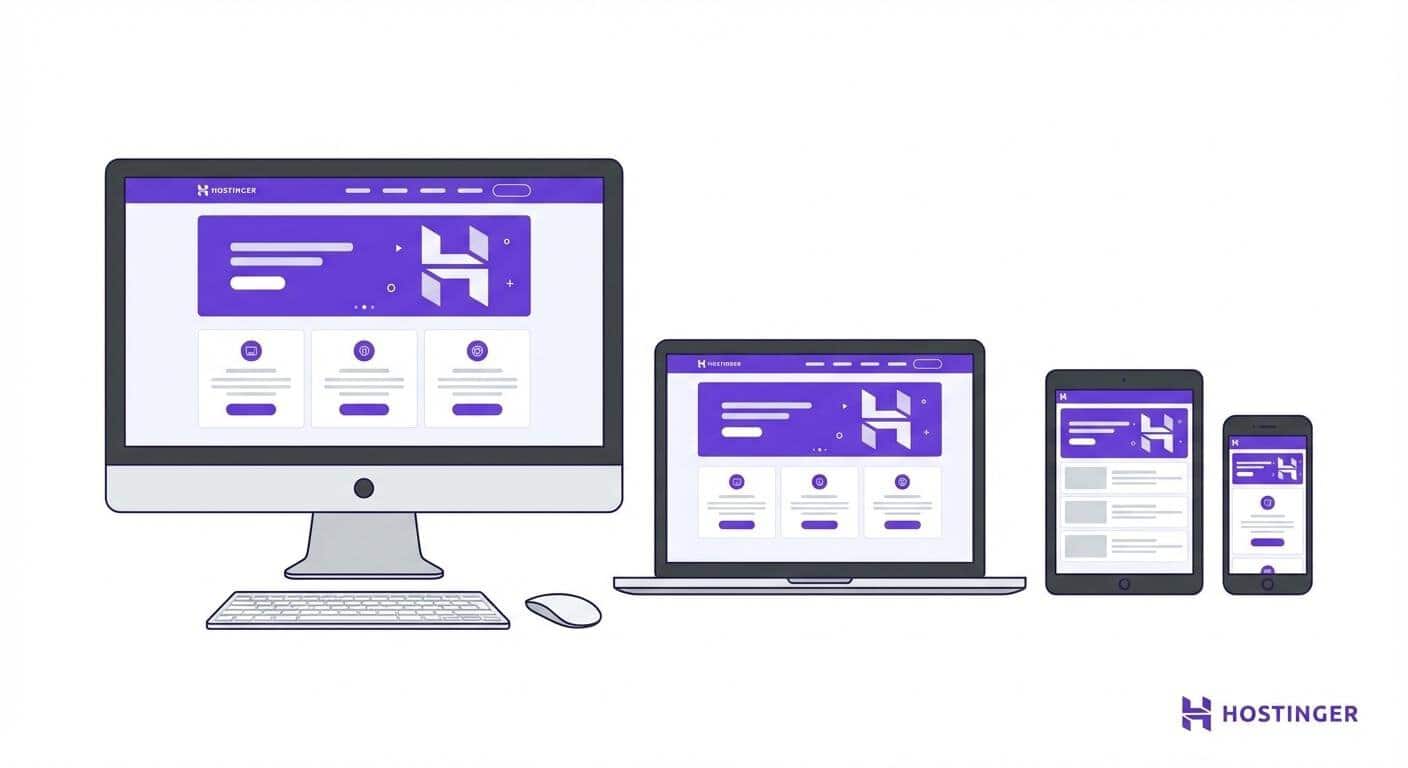 Immagine visiva del design responsive