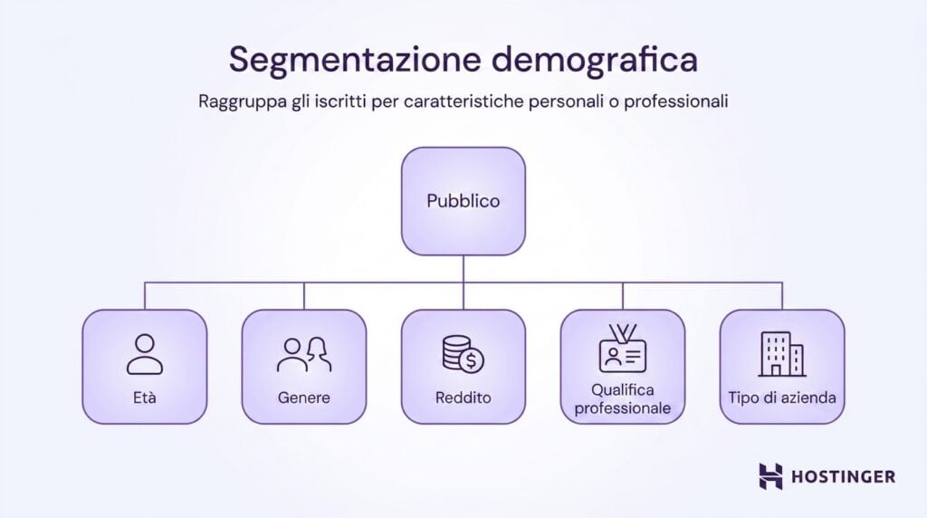Segmentazione demografica