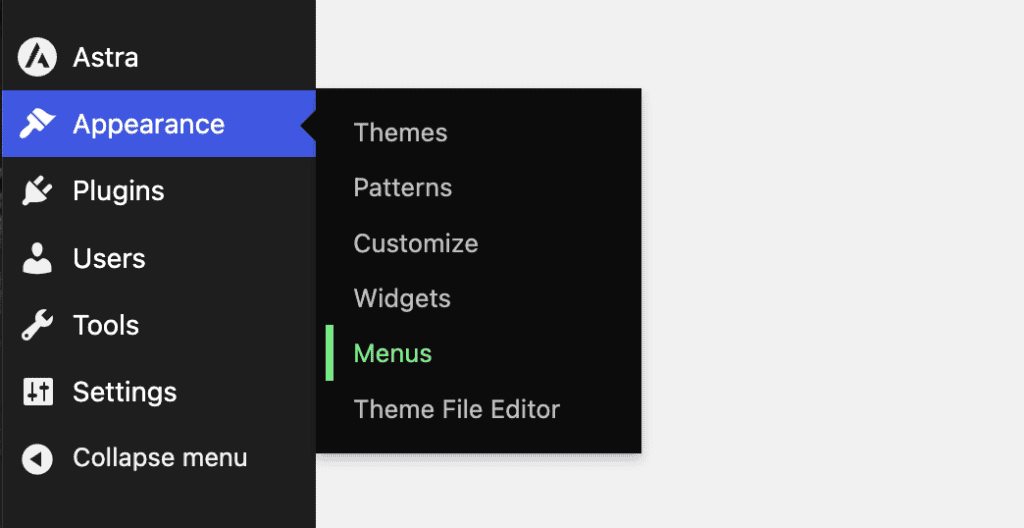 Come modificare il menu di navigazione di un sito WordPress con il Personalizzatore.