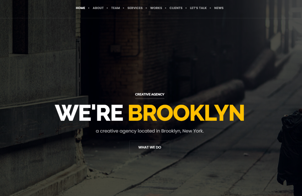 Brooklynは、スピードとパフォーマンスに焦点を当てたプロフェッショナルなビジネステーマ