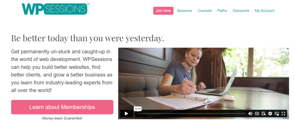 WP Sessionsのホームページ