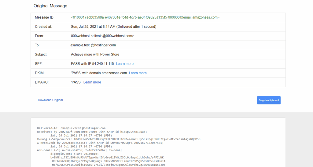 Gmailのヘッダー