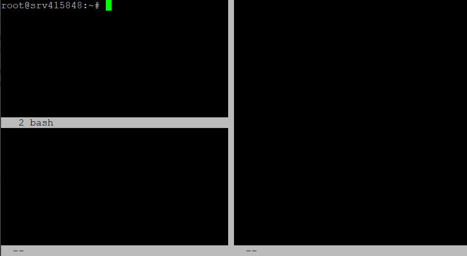 Linux Screenのスプリットウィンドウ機能