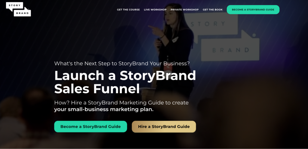 StoryBrandのWebサイト