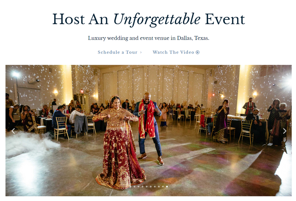 The Dallas OasisのStoryBrand Webサイトの例