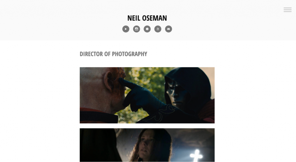 Neil OsemanのWebサイト