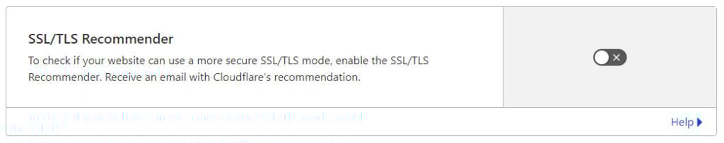 Cloudflare의 SSL/TLS 추천 옵션