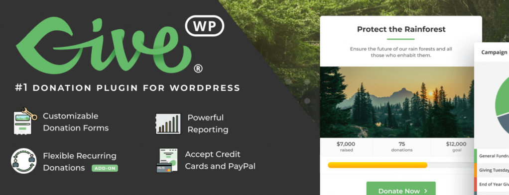 Plugin de donación GiveWP