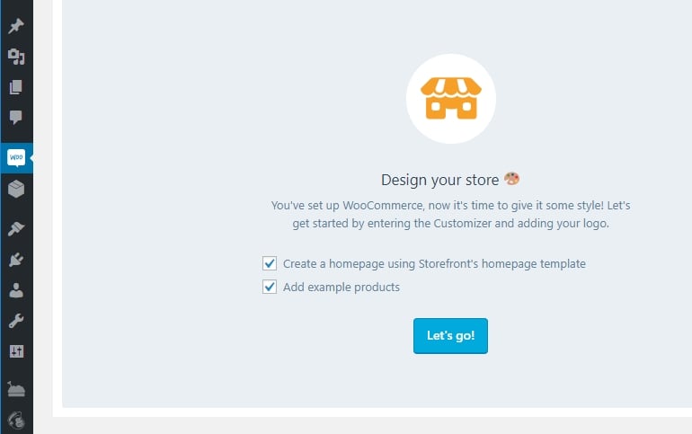 La nueva pestaña de WooCommerce.