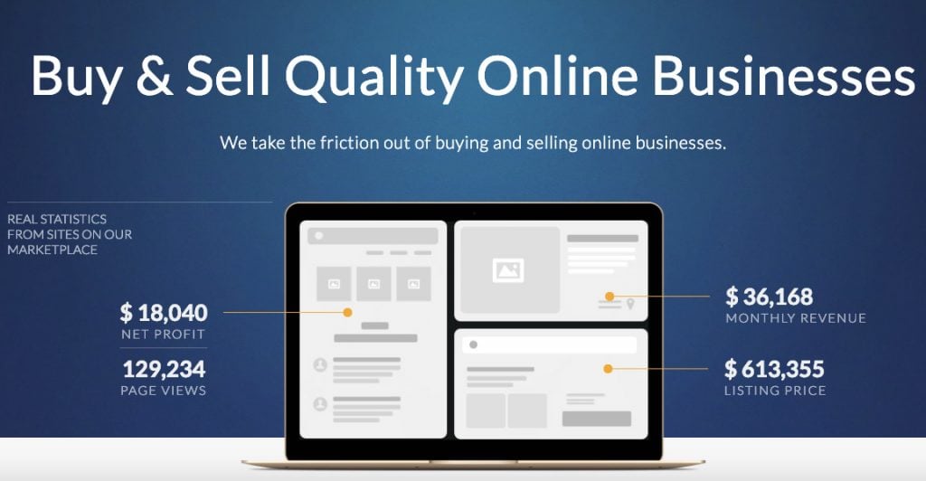 p&aacute;gina de inicio de empire flippers