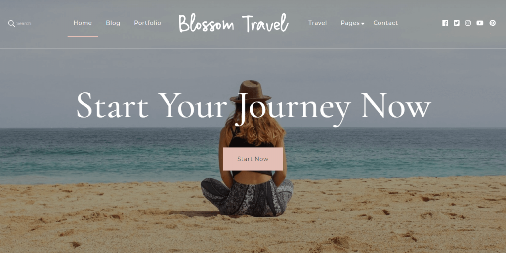 Plantilla de WordPress Blossom Travel