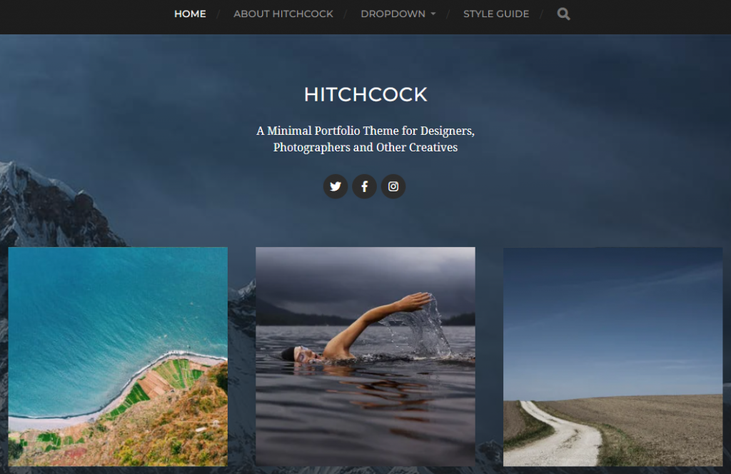 Plantilla de WordPress Hitchcock