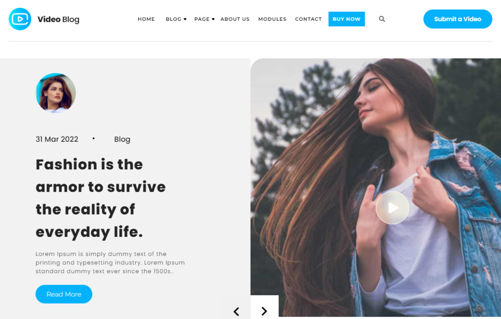 Plantilla de WordPress Video Streaming