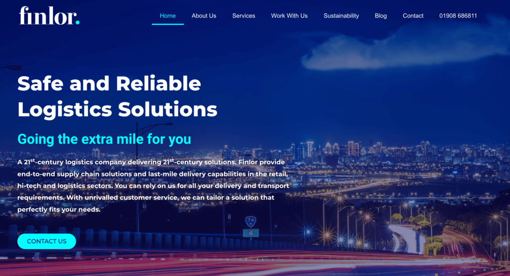 sitio web de Finlor