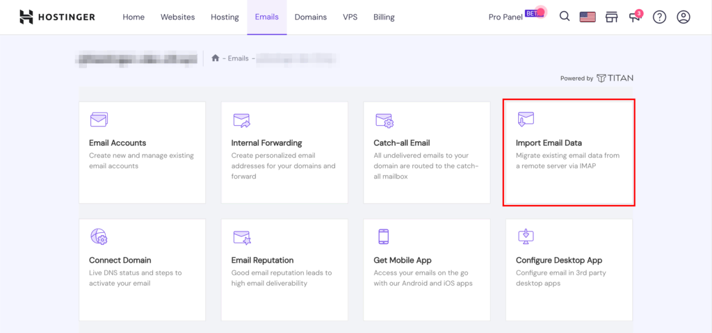 Pasos para importar la data de otra cuenta de email
