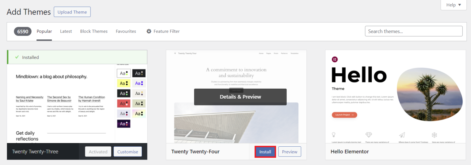 How to install a WordPress theme: 4 methods
