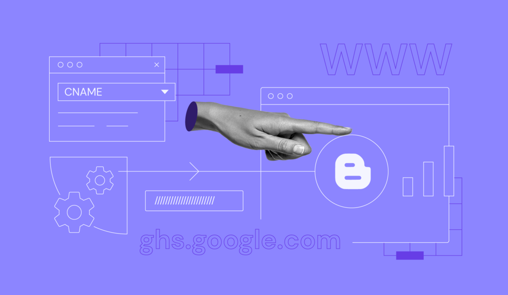 How to set up blogger with a custom domain (using CNAME Records and a records)