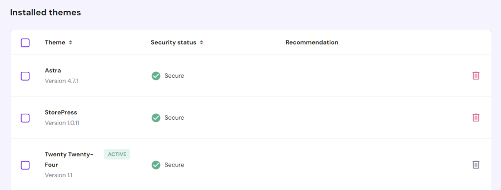 Plug-ins en thema's beheren via het hPanel dashboard.