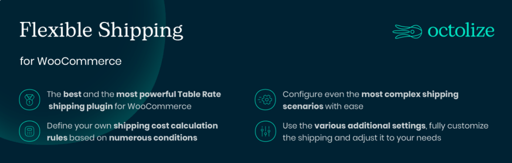 Flexible Shipping startpagina
