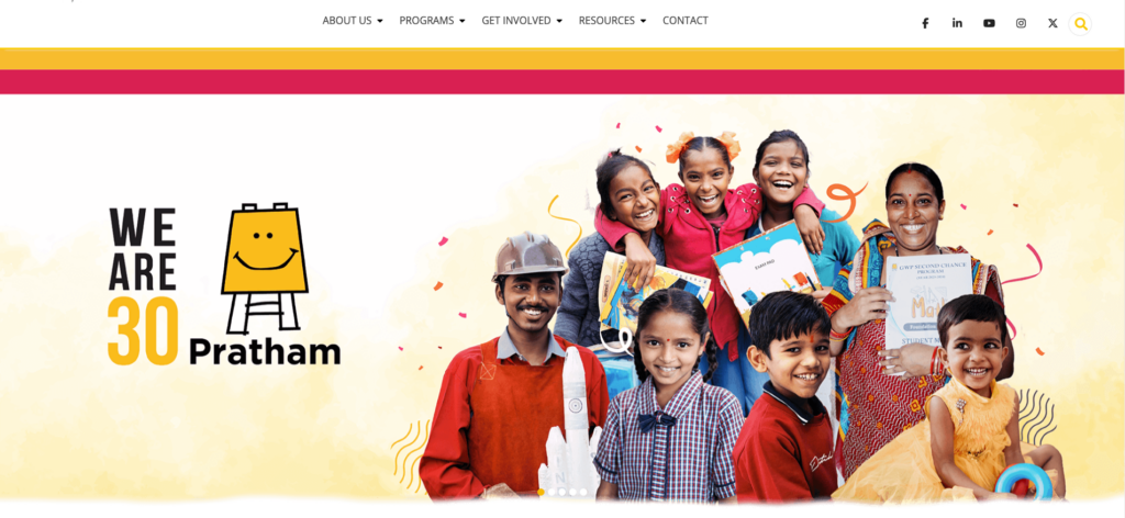 Pratham startpagina