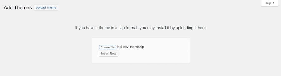 Ga in je WordPress Dashboard naar Weergave → Thema’s. Klik op Nieuwe toevoegen → Thema uploaden.