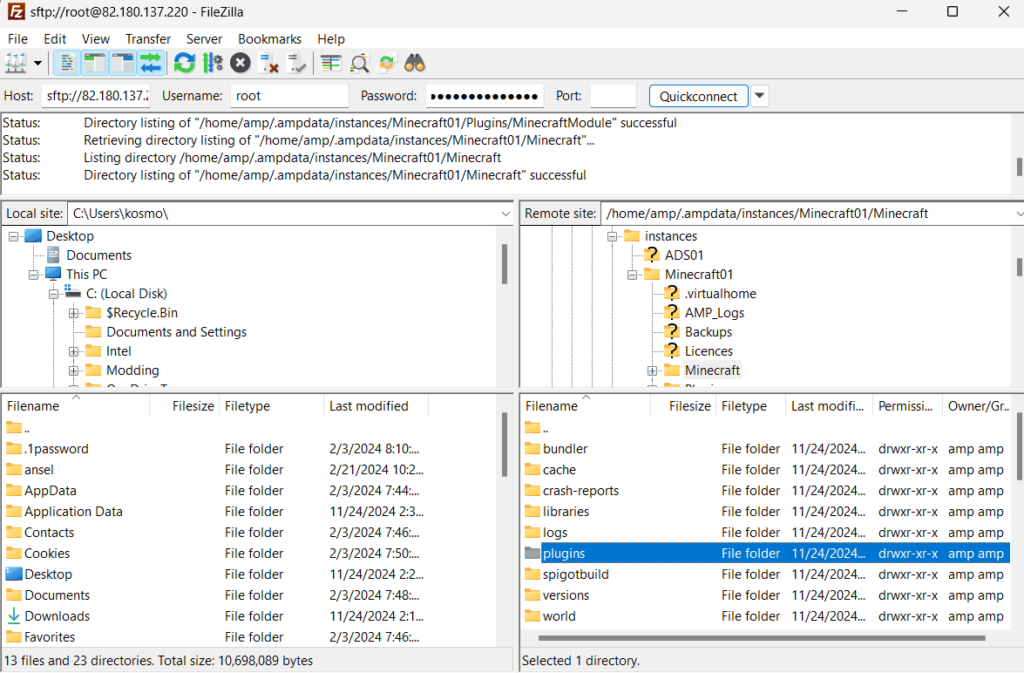 How to add plugins to a Minecraft server