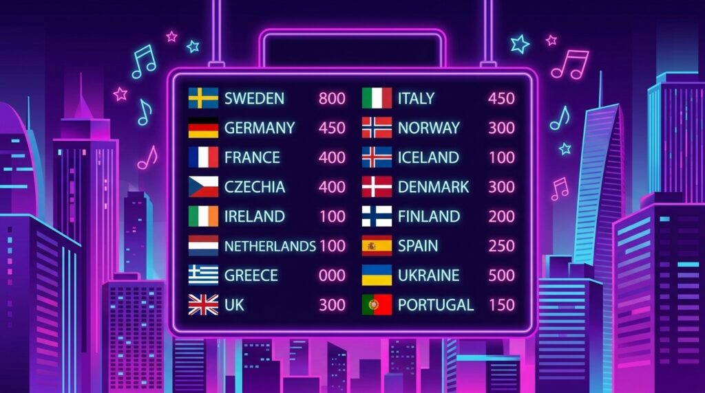 How to create a Eurovision scoreboard with AI within minutes