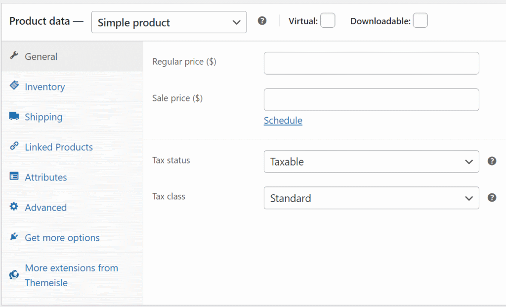 Dane produktu w WooCommerce