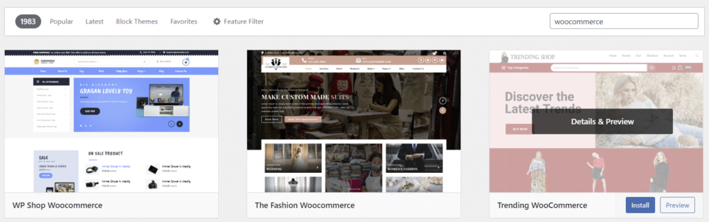 Katalog motywów WordPress