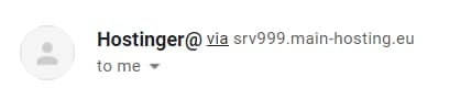 An example of a message sent via phpmail() after switching to SMTP 
