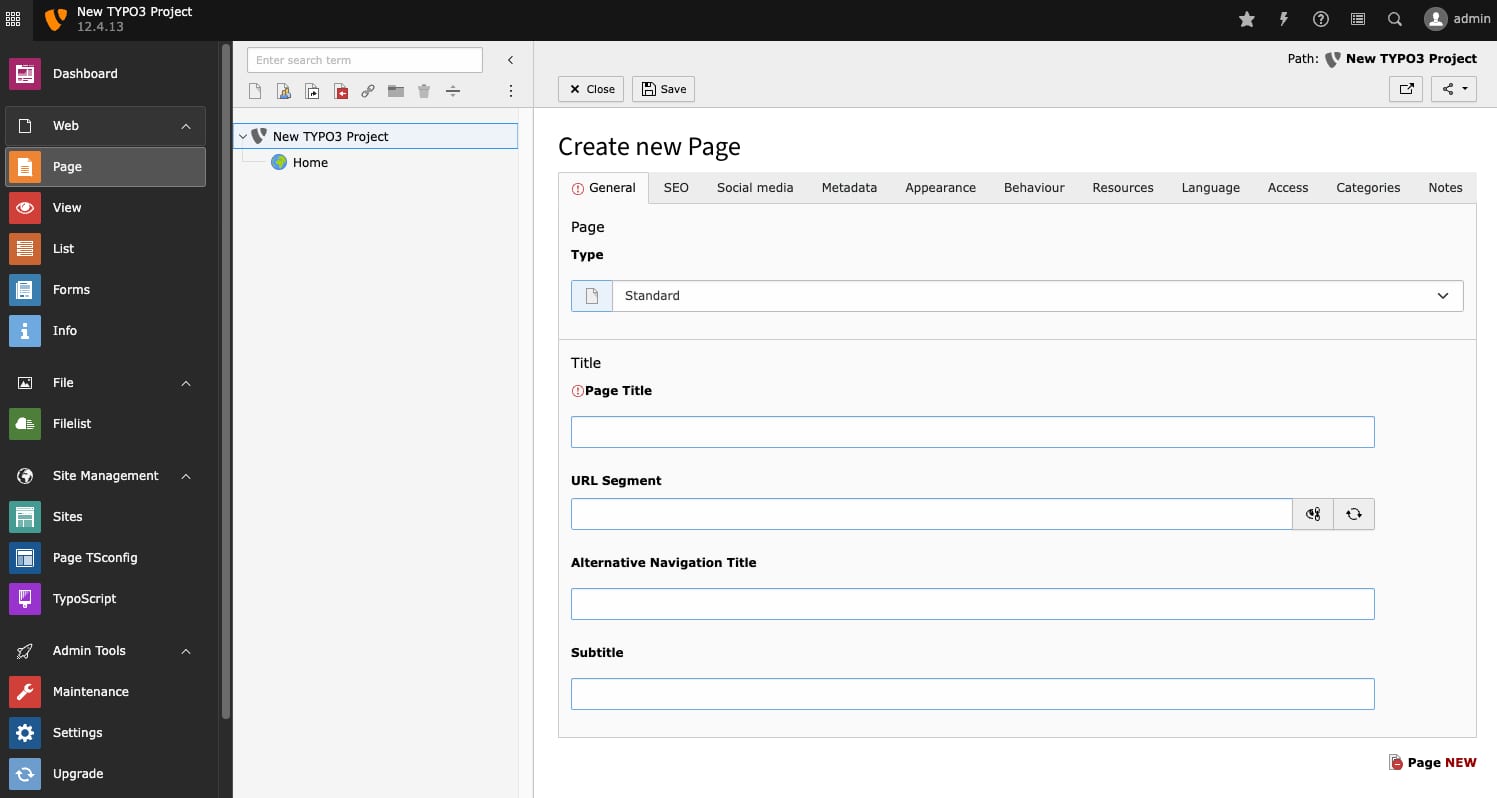 Adding content to your website