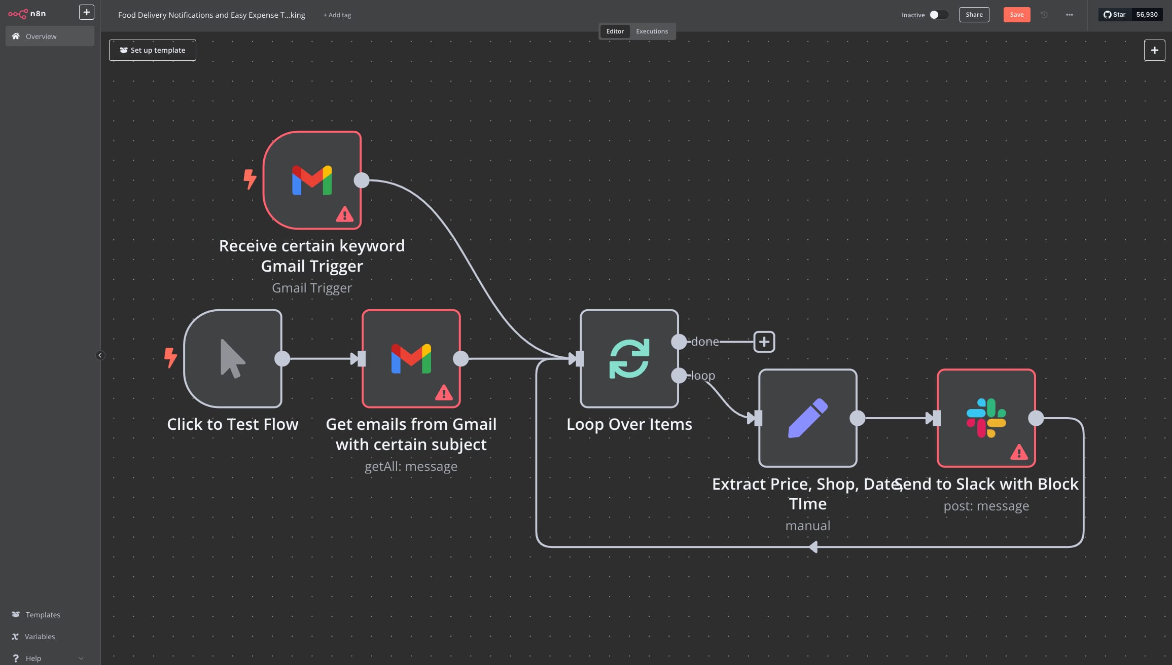 n8n workflow