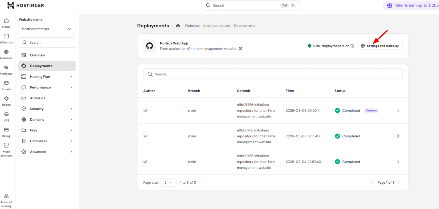Redeploy Pack How to redeploy a Node.js application