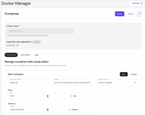 How to deploy a container with Hostinger VPS Docker manager