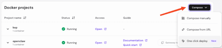How to deploy a container with Hostinger VPS Docker manager