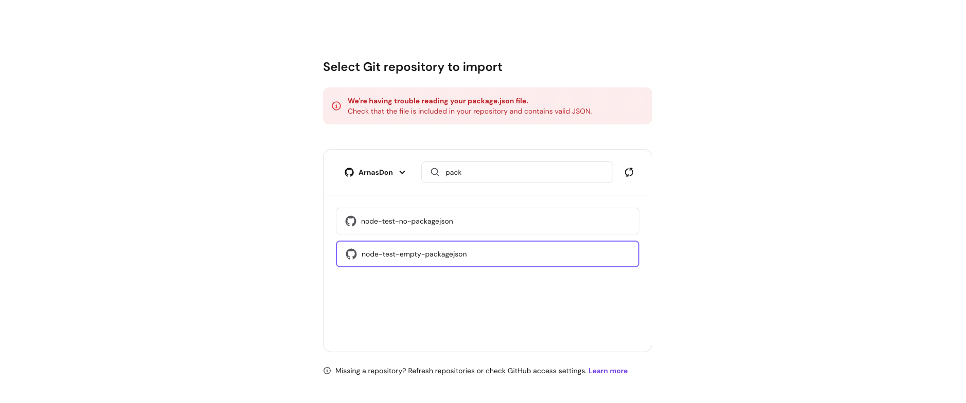 How to fix the "Failed to build the application error" in Hostinger Node.js