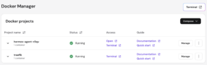 Docker Manager Hostinger VPS Hermes
