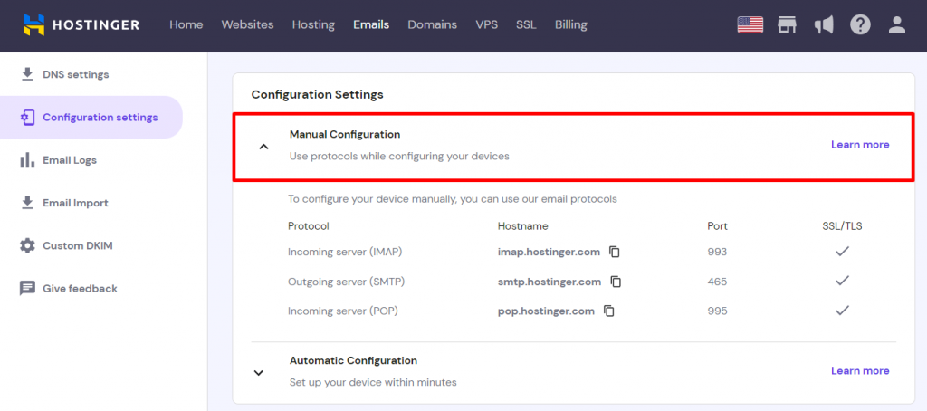 hpanel-emails-emailaccounts-configurationsettings-manualconfiguration