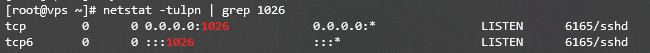 命令“ssh -p [port] user@server”的輸出截圖